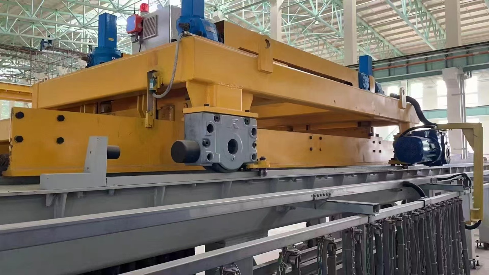 DRS wheel block system for transfer vehicles