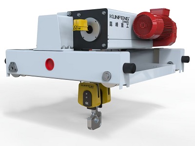 Electric Synthetic Fiber Rope Hoist with Trolley