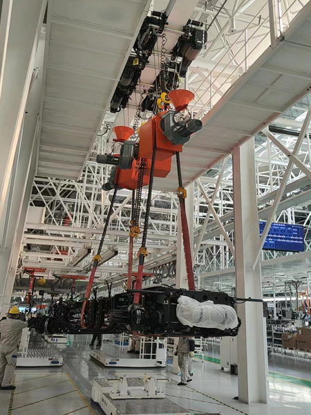Automotive Assembly Line Crane Solutions