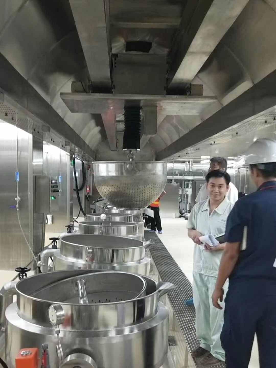 Food grade cleanroom lifting crane