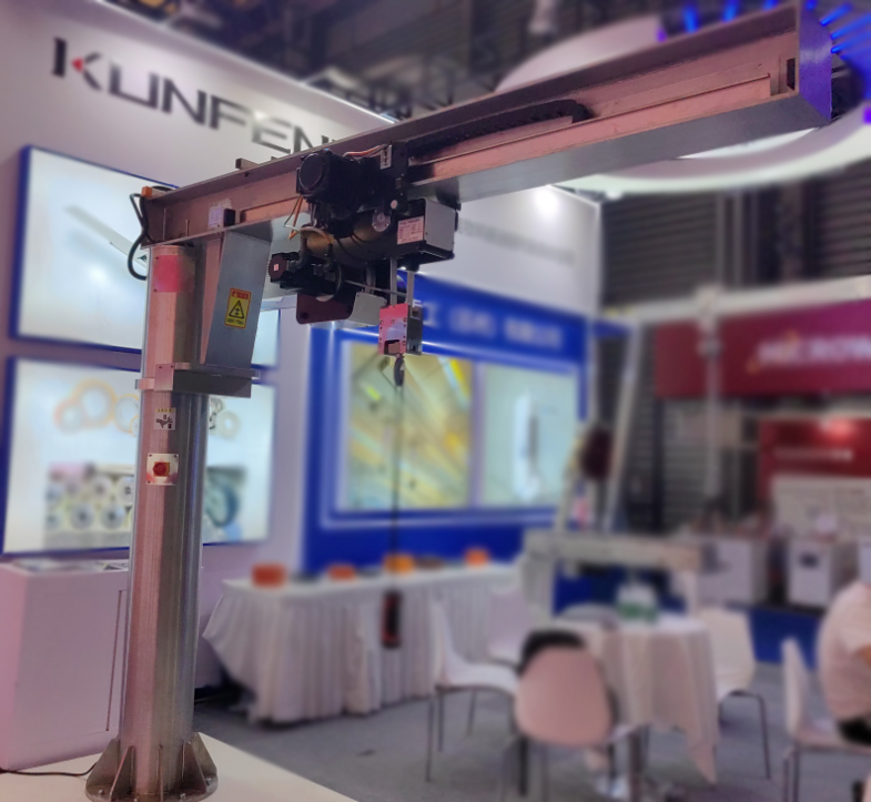Stainless steel belt hoist jib crane