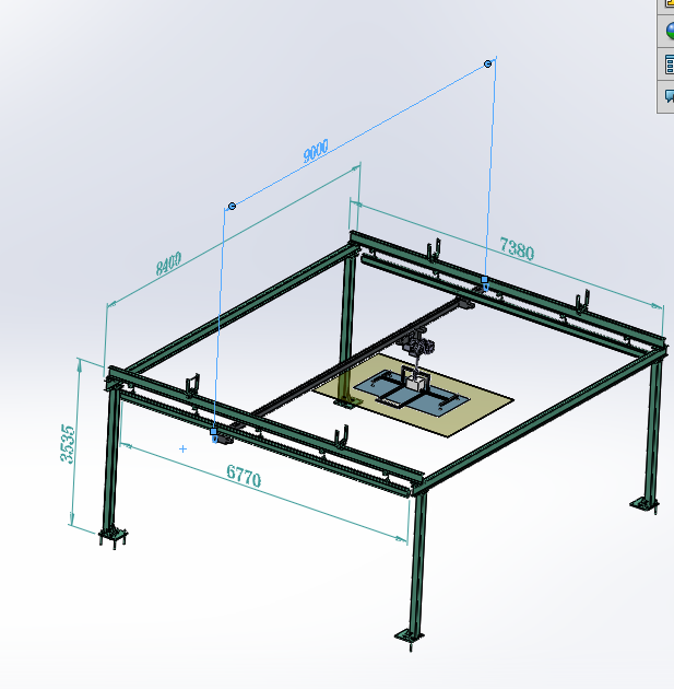 KBK light bridge crane system