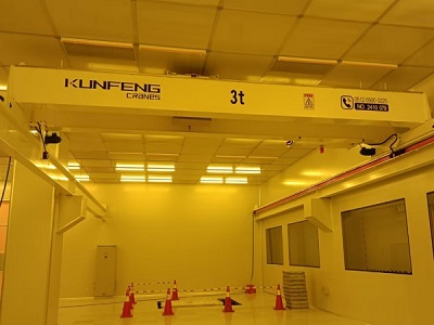 Double Girder Overhead Cranes for Clean Rooms