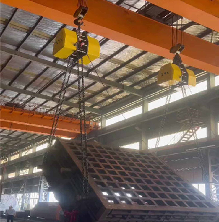 Turnover spreader beam for sandbox mould