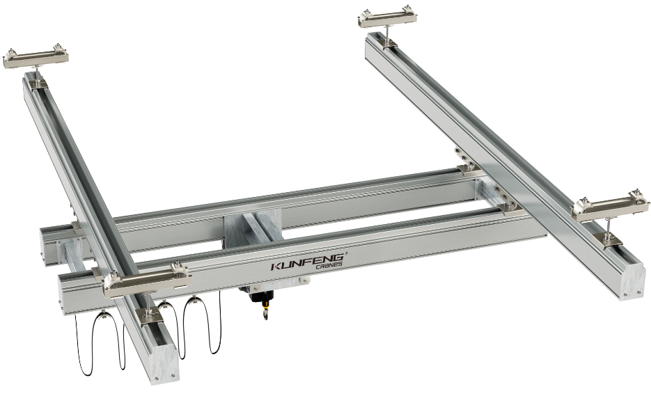 Aluminum suspension overhead crane