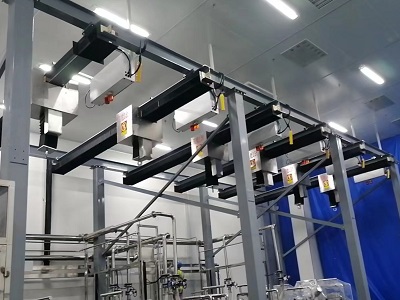 Freestanding Workstation Monorail Crane for Cleanrooms