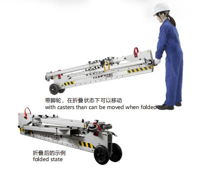 Aluminum foldable gantry crane