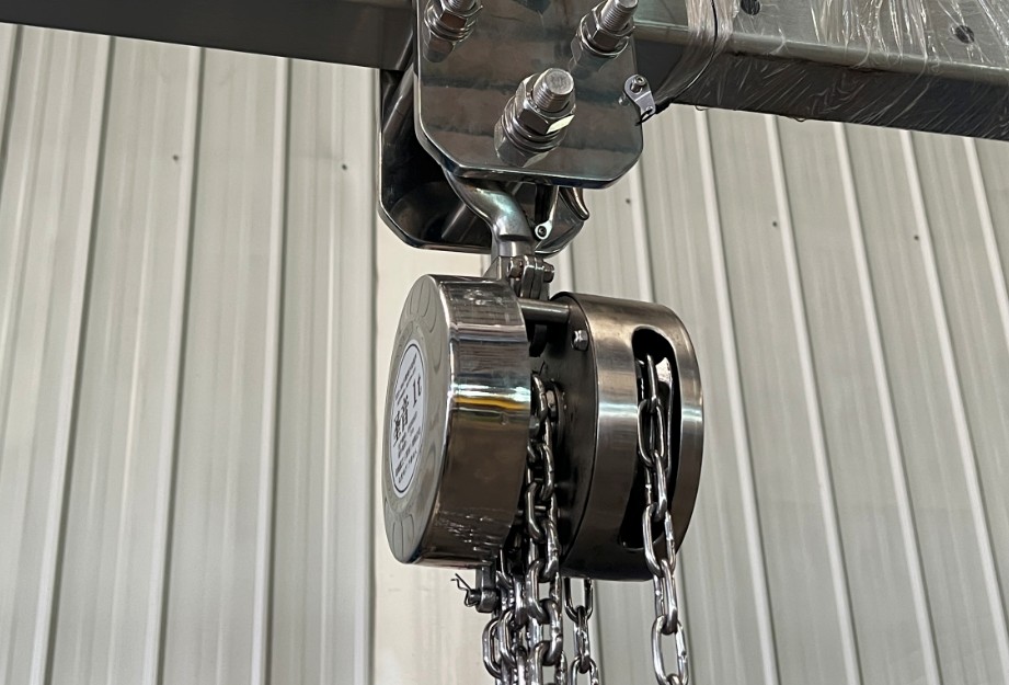 Stainless steel manual chain hoist