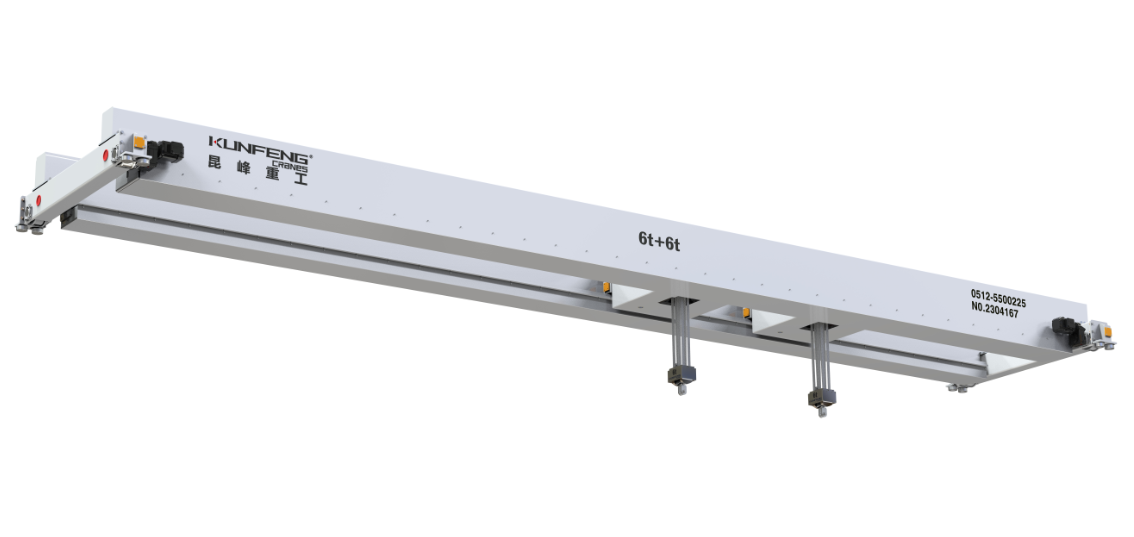 Cleanroom belt hoist crane