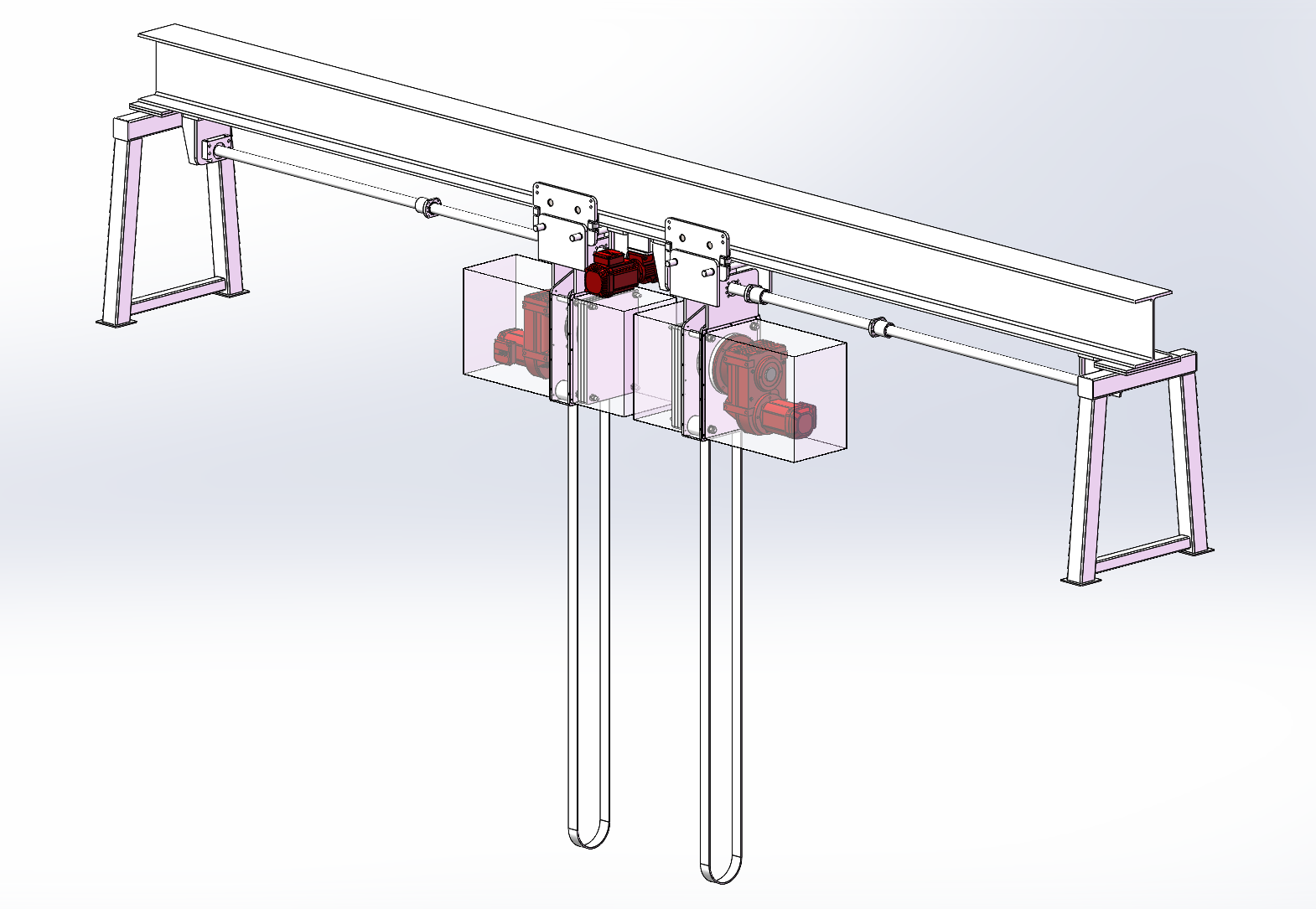 Belt rotator turning device