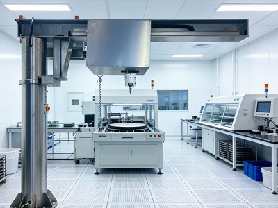 Installation of Column Mounted Stainless Steel Jib Crane in Pharmaceutical Workshop