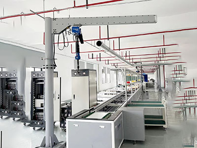Stainless Steel Workstation Jib & Gantry Cranes for Cleanrooms